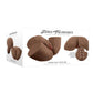 Zero Tolerance Come Play with Me Rechargeable Realistic Pussy Stroker - Chocolate