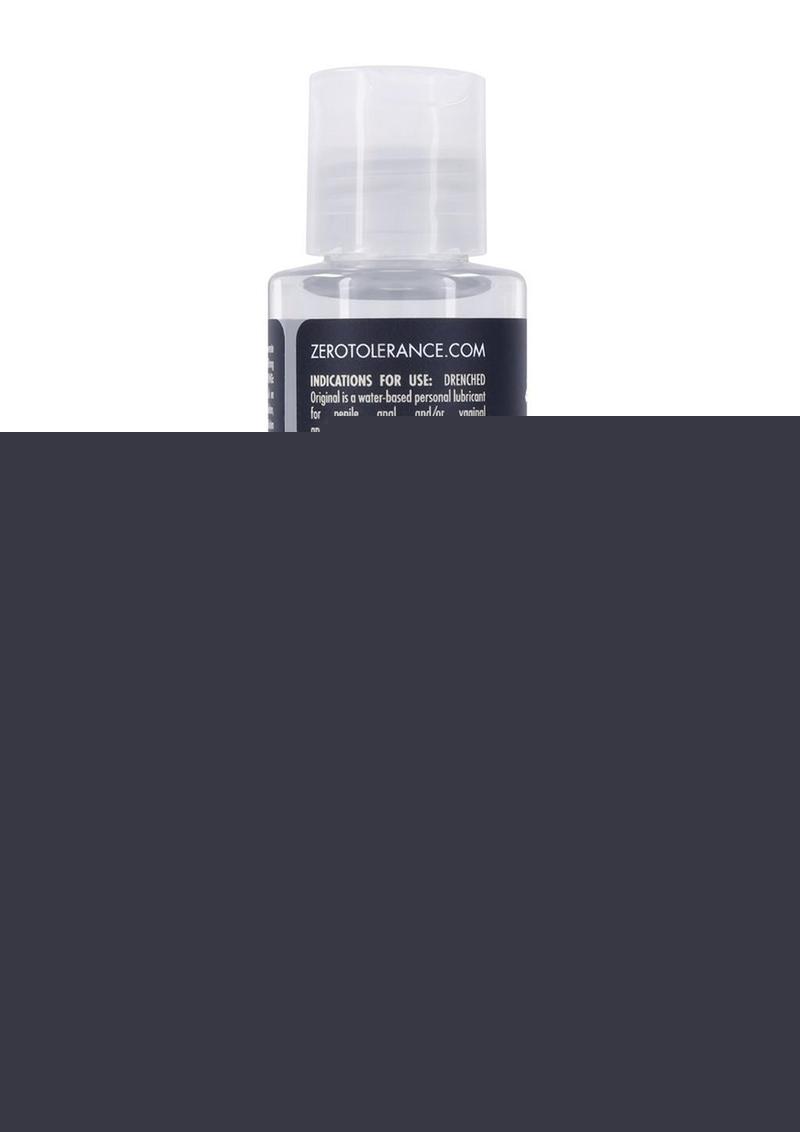 Zero Tolerance Drenched Original Water Based Lubricant - 4oz