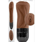 Zero Tolerance Tight Lipped Rechargeable Pussy Masturbator - Chocolate