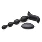 Zeus Shock Beads 80x Vibrating and E-Stim Rechargeable Silicone Anal Beads with Remote Control