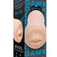 ZOLO Gawk Gawk Rechargeable Silicone Vibrating Deep Throat Blowbot Masturbator - Black/Vanilla