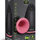 ZOLO Warming Dome Rechargeable Vibrating Masturbator - Black/Pink